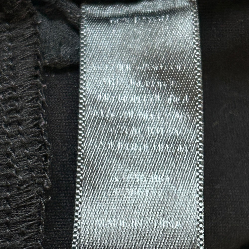 Betabrand Dress Pant Yoga Pants Black Cropped Cuffed Straight‎ Leg Petite Large - Picture 9 of 12